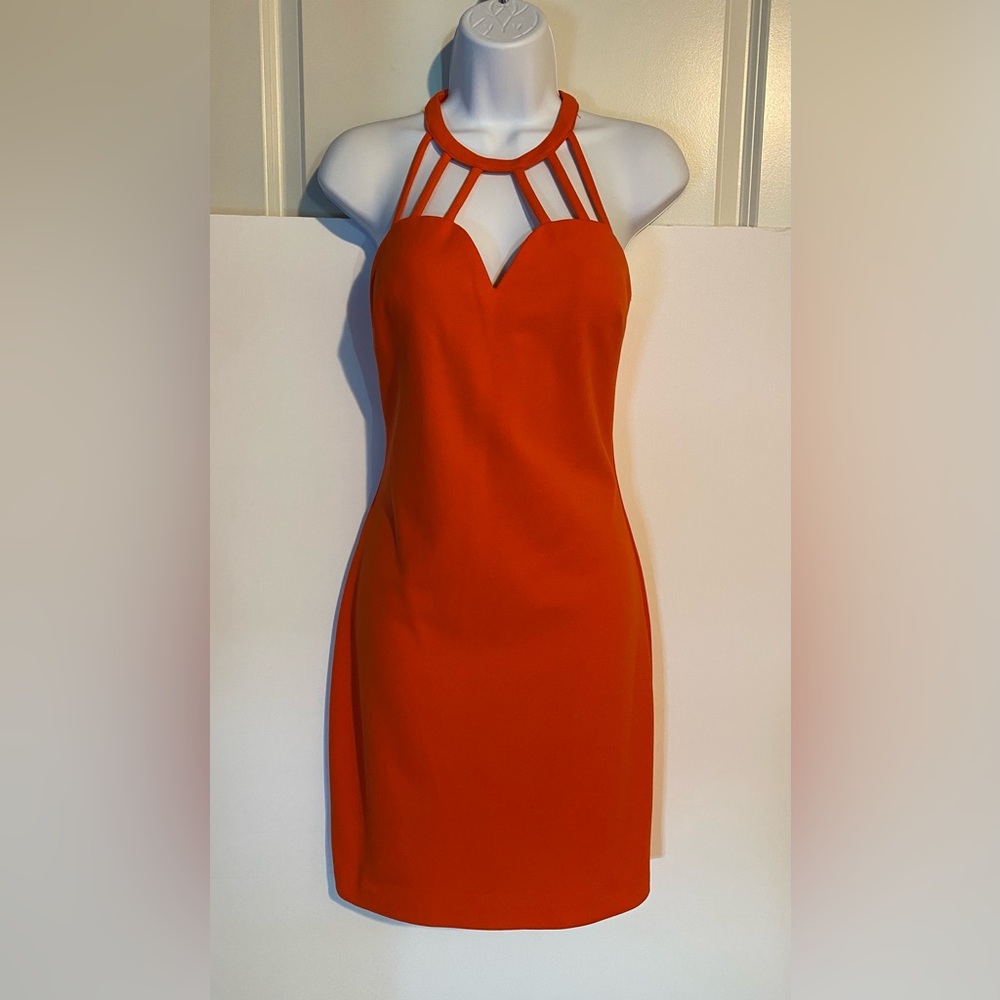 Elegant Orange Dress